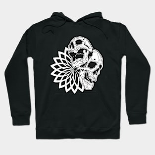 Screaming Souls In Floral Hoodie